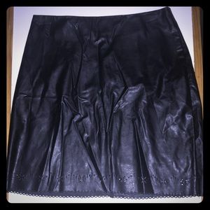 Leather skirt